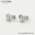 E-602 Xuping Bijoux Meilleure vente mode design simple papillon en forme de boucles d&#39;oreilles